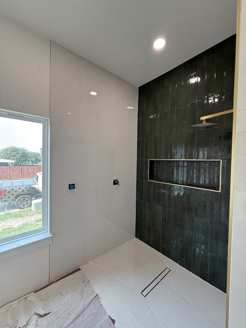 After grout repair