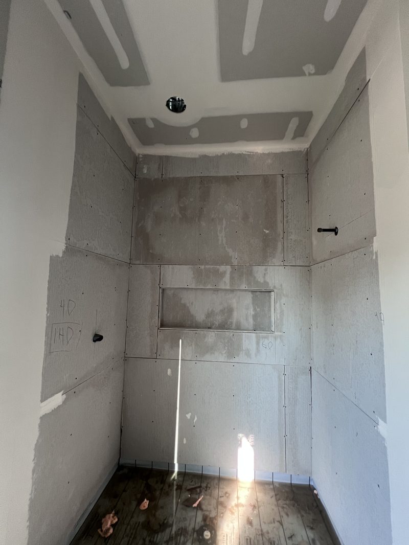 Before grout repair